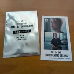 BE:FIRST 映画 入場特典 フォト風カード SHUNTO