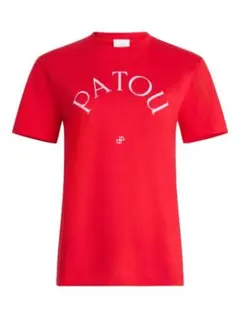 PATOU ロゴ入り レッド Tシャツのサムネイル