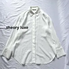 theory luxe オーバーサイズ　シアーシャツ　セオリーリュクス　ブラウスのサムネイル