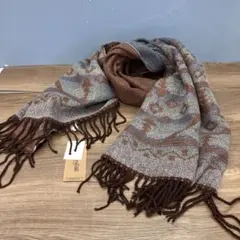 3F 未使用級 FLASH MÄSA エスニック柄 大判ストール ショール