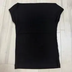 ZARA ノースリーブ トップス ブラック S