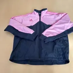 adidas ウィンドブレーカー 150cm ピンク/ネイビー