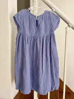ペアマノン半袖ワンピース 90cm パープルのサムネイル