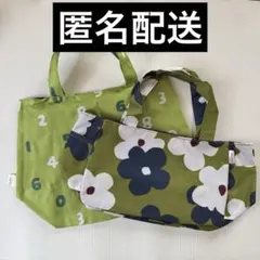 SOU・SOU トートバッグ　花柄　数字柄　ソウソウ　ランチバッグ こいまろ茶のサムネイル
