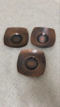 純銅製 開新堂茶托 5客 - メルカリ