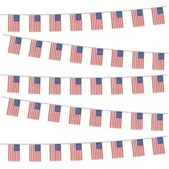 アメリカ国旗 バナー 14cm x 21cm