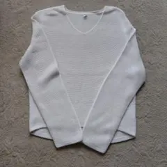 UNIQLO レディース　ピンク Vネックニット Sサイズ