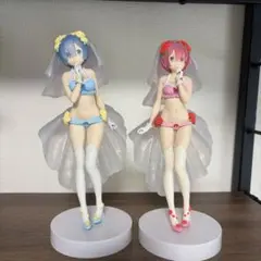 Re:ゼロから始める異世界生活 フィギュア 2体セット