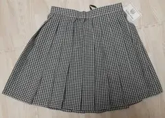新品タグ付き　ミニスカート　 プリーツ　秋冬柄　ミニスカ　チェック柄　レディース
