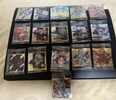 カ*ユ様 ガンダムシールウエハース 4弾 17枚セット。UR、シークレット込み。