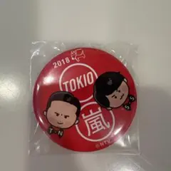 元日は TOKIO × 嵐 限定 缶バッジ　新品未開封　非売品　抽選プレゼント 嵐 TOKIO 限定 缶バッジ 非売品 抽選 元旦 視聴者プレゼント コンプ
