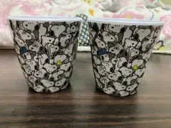 PEANUTS^オールスヌーピー ★ メラミンカップ 2個セット★(・"●)★