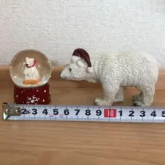 クリスマス オブジェ しろくまさんたち