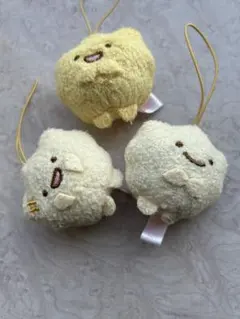 すみっこぐらし　ポップコーン　ぬいぐるみマスコットセット