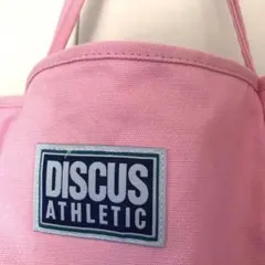 PLAZA限定 DISCUS ディスカス キャンバストートバッグ ピンク