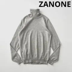 タートルネック グレー