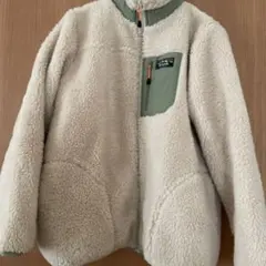 OUTDOOR フリースジャケット クリーム色