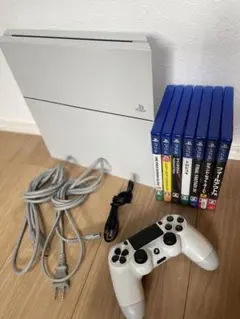 PlayStation4(ジャンク)、周辺機器とソフト7本セット(おまけ有り)