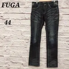 フーガ 【44】 ストレートデニムパンツ ダメージ加工 ブルーのサムネイル