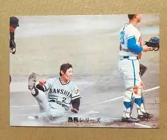 プロ野球カード、カルビー、1975年721番、中日ドラゴンズ、星野 仙一他