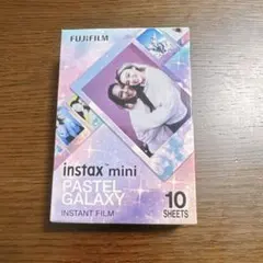 instax mini チェキ　フィルム インスタックス　パステルギャラクシー