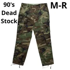 デッドストック 90s USARMY ウッドランドカモ カーゴパンツ M-Rのサムネイル