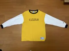 チャンピオン 黄色 ロンT
