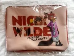 ズートピア2 ニック・ワイルド もこもこポーチ 新品未開封