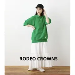 RODEOCROWNS グリーン ポロシャツ