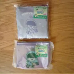 TXT エニマイくじ　 エコバッグ ポーチプルバトゥ　フムニャリン　ヒュニンカイ