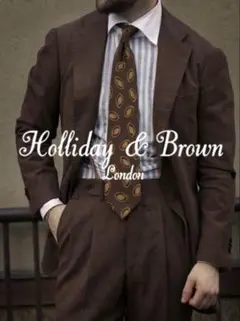 2026年最新】Holliday & Brown カラー：ブラウン系 メンズ ネクタイの