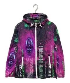 DIESEL ナイロンジャケット パーカー 総柄 フード付きのサムネイル