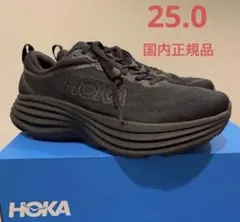 【新品未使用】ホカオネオネ　ボンダイ8 25.0 ブラック BBLCのサムネイル