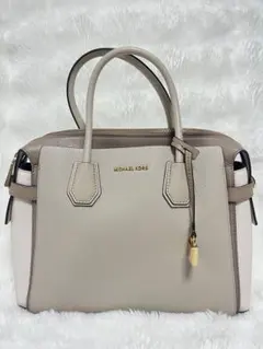 MICHAEL KORS ハンドバッグ グレー/ベージュ