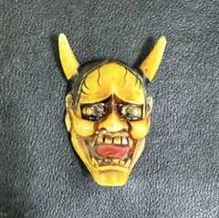 般若はんにゃお面鉄仮面鬼神能面魔除け骨董品希少レア昭和レトロ