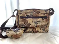 ヤマト屋テディ ショルダーバッグ ミニポーチ付