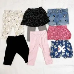 80 女の子　レギンス　ショートパンツ　セット商品のサムネイル
