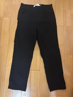 Restoration 黒 スリムフィットパンツ