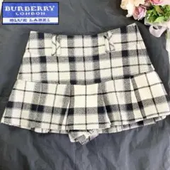 バーバリーブルーレーベル　プリーツ　ミニ丈　キュロット　　チェック 2026年最新】BURBERRY BLUE LABEL レディース キュロットの人気