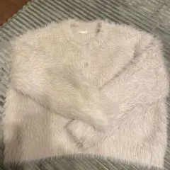 GU アクリル カーディガン M