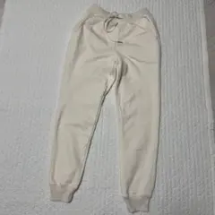 UNIQLO HEATTECH ボアスウェットパンツ S 白