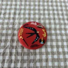 ジブリ ハウルの動く城 缶バッジ 刺繍ブローチ ハウル
