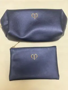 新品　非売品 クレ・ド・ポーボーテ　 オリジナルメイクポーチセット ネイビー