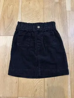 GAP 黒 コーデュロイスカート 5-6歳