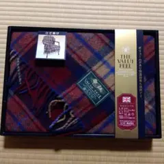 THE VALUE FEEL チェック柄ひざ掛け 85✕130センチ