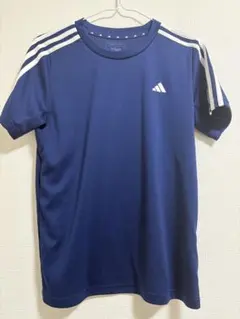 adidas ネイビー ショートスリーブ Tシャツ　160