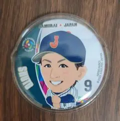 周東佑京　WBC缶バッチ