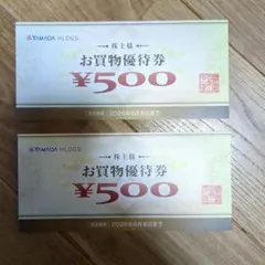 YAMADA HLDGS. お買物優待券 ¥500