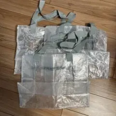 3COINS クリアボックスバック　Lサイズ　3個セット