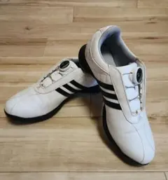 美品✦adidas ゴルフシューズ BOA ✦ ホワイト✦23cm